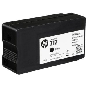 CRT HP 712 38-ml Black DesignJet Ink Cartridge