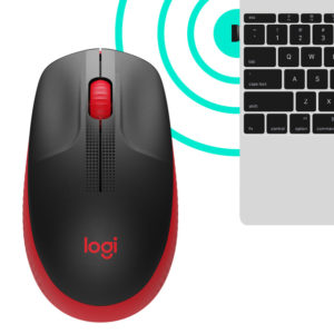 Souris M190 Full-size – Rouge