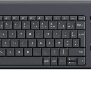 Logitech K400 Plus – Clavier avec pavé Tactil sans fil – TV et PC