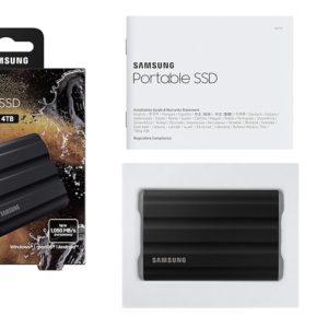 SAMSUNG Portable SSD T7 Shield 4To USB 3.2 Gen 2 Black (6€ CP)