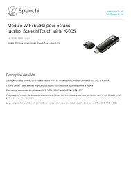 ST-KEY-WIFI-K-002 Module WiFi 5GHz pour écrans tactiles SpeechiTouch