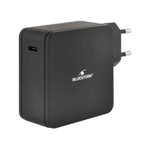 BLUESTORK CHARGEUR MURAL 45W USB-C pour NOTEBOOK NOIR