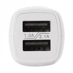 WE- Chargeur Allume cigare 2 USB WEAC2USBB2 BLANC