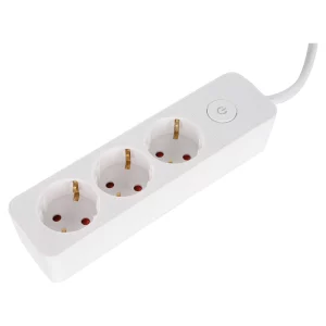 DEXLAN MULTIPRISE 3 PRISES avec INTERRUPTEUR BLANC 1.5m *808535*