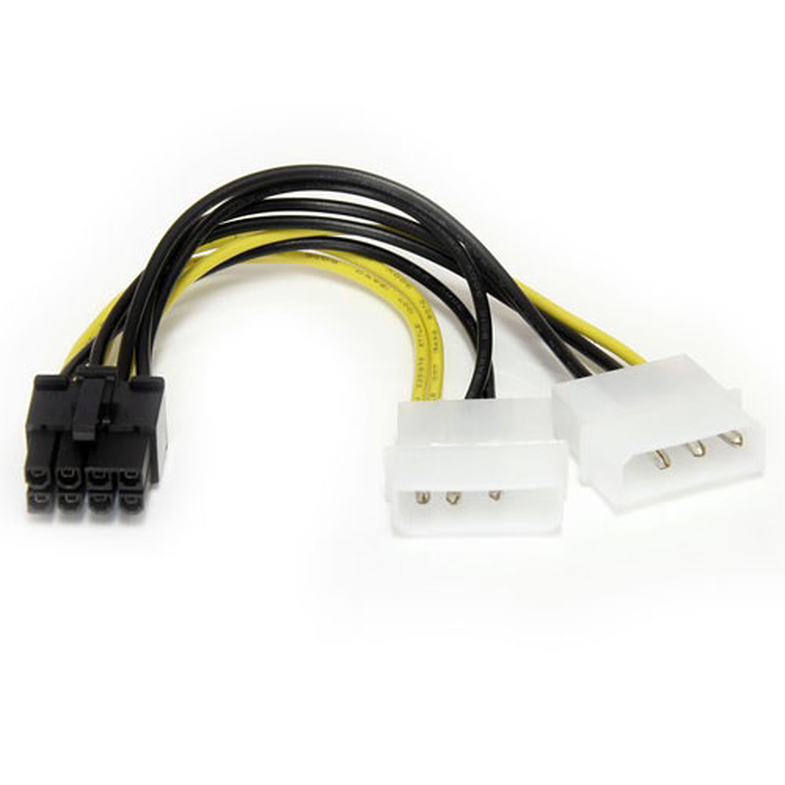 ADAPTATEUR ALIM. MOLEX vers PCIe 8 pins – 15 cm * 146693