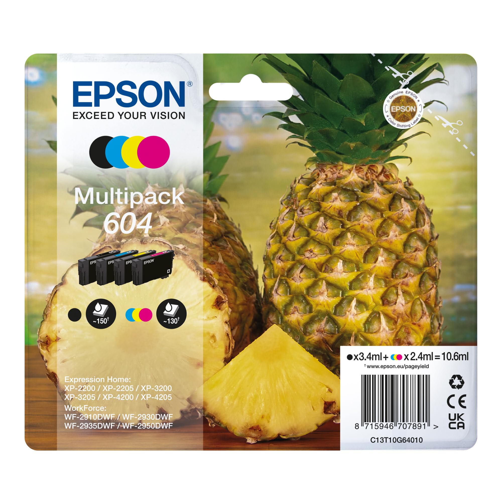 CRT 604 Ananas Pack 4 couleurs