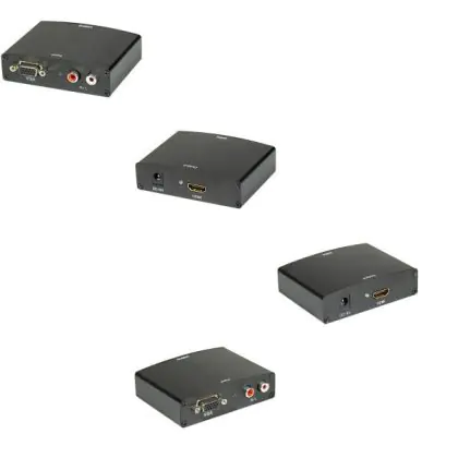 Convertisseur VGA+Audio (RCA) vers HDMI * 051256