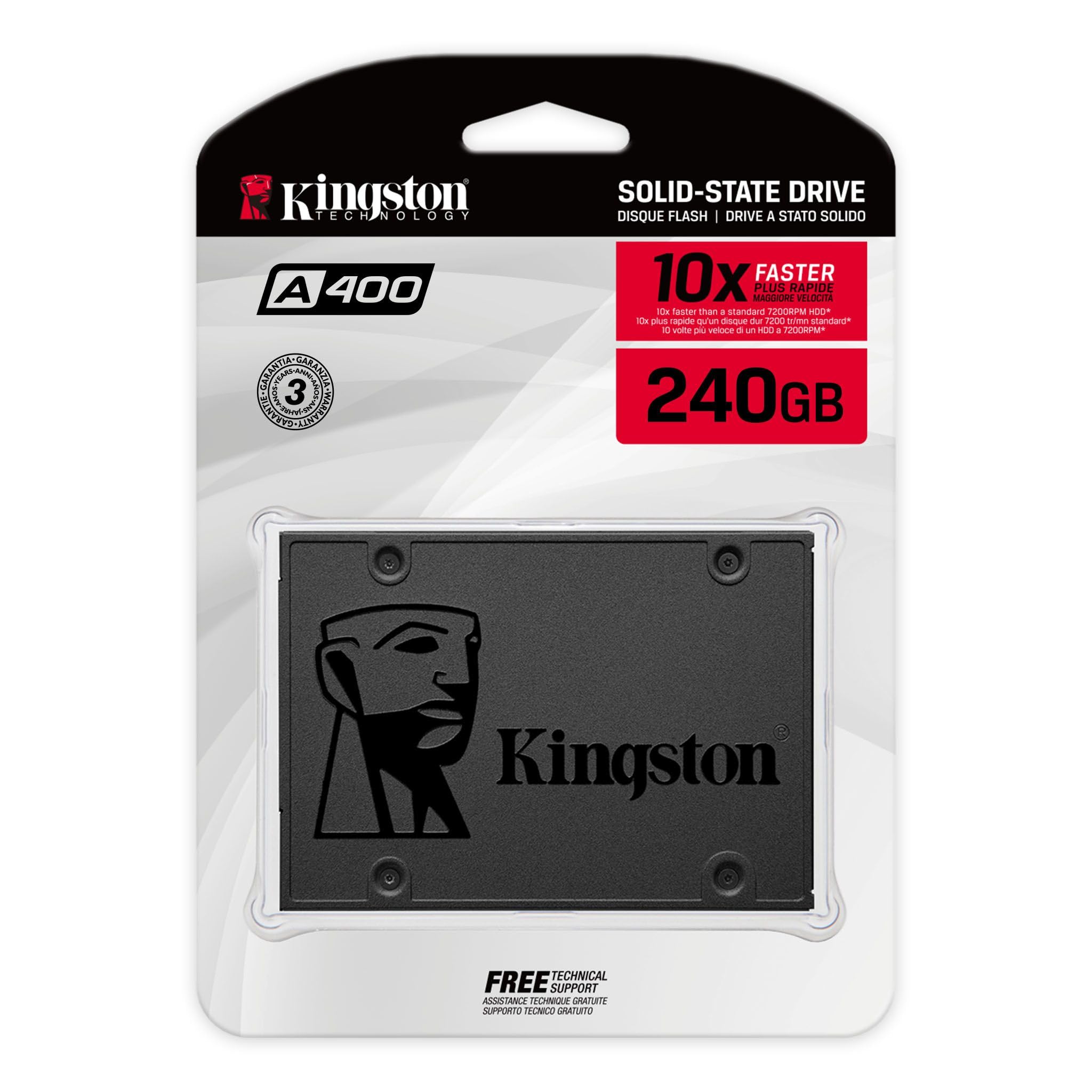 Disque Dur SSD Kingston A400 240Go 2 5 SATA3 7mm SA400S37/240G