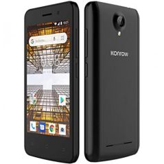 GSM KONROW CITY 4 4 0 3G DS Quad 1 3GHz 1/8Go +mSD Andr10 * BLACK