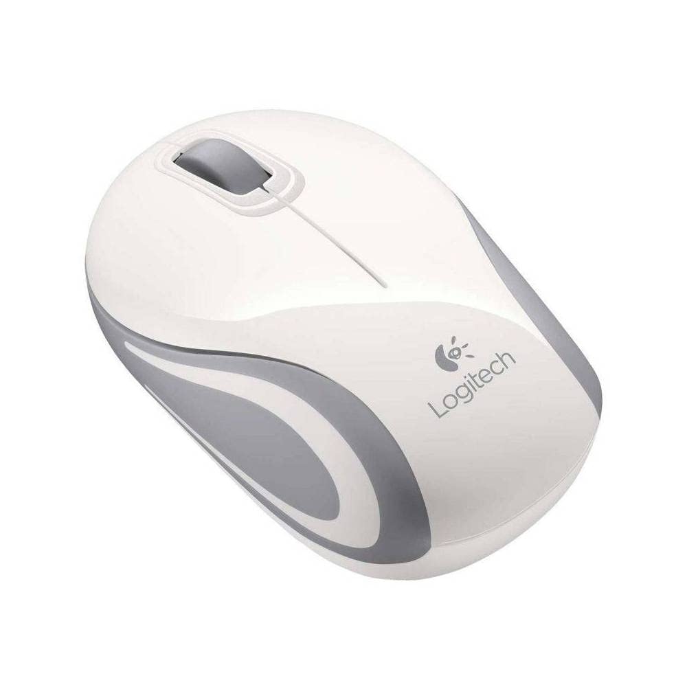 Logitech M187 – Mini souris sans fil – Blanche