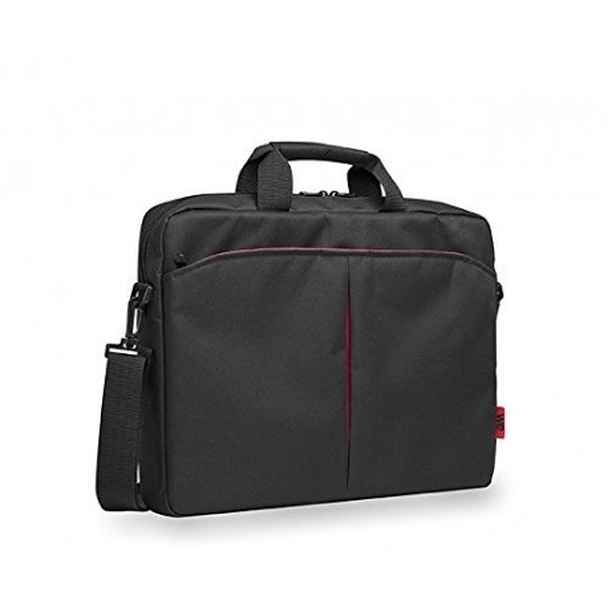 SACOCHE CLASSIC WE POUR ORDINATEUR PORTABLE 17.3 NOIR ET ROUGE