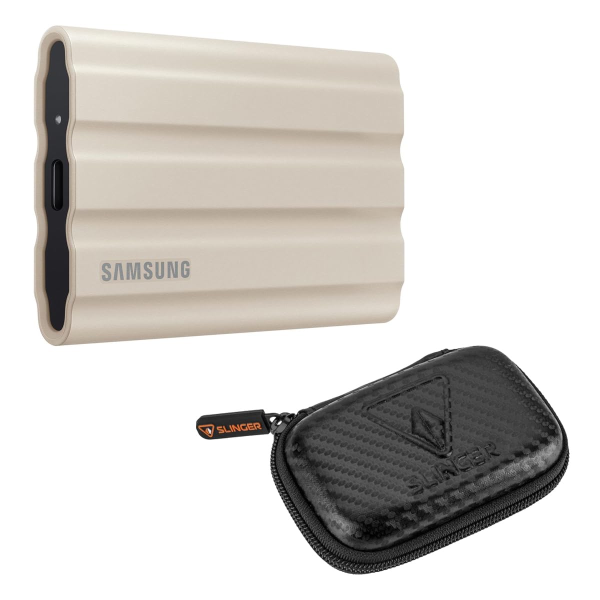 SAMSUNG Externe T7 SHIELD 2To USB3.2 Gen 2 *Beige ( TCP 6? incluse)