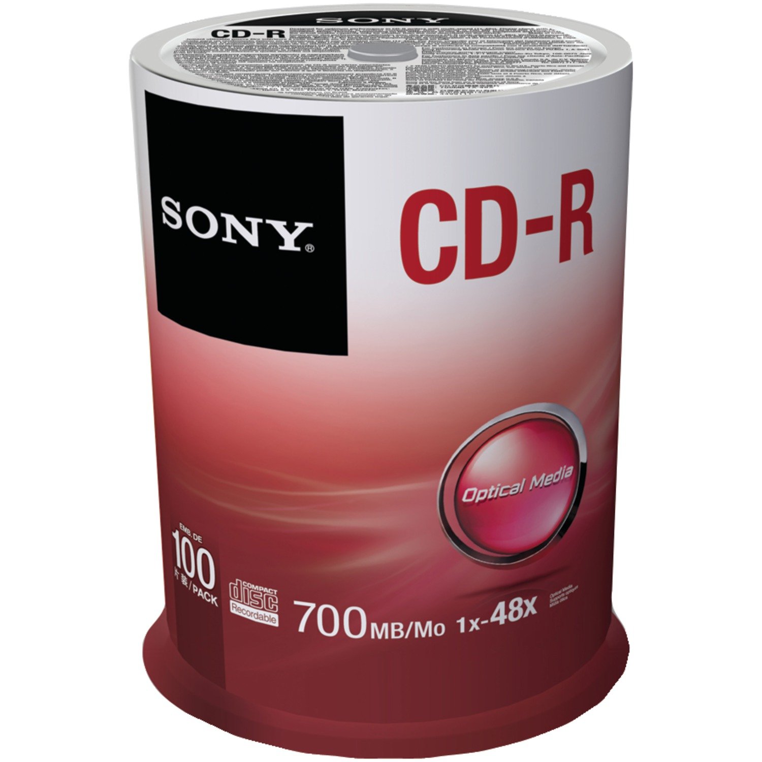 SONY 100CDQ80SP * CD-R SPINDLE 100x