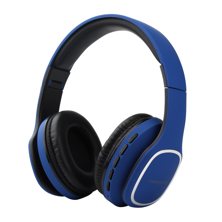 VOLKANO VK-2002-BL PHONIC Series CASQUE Bluetooth BLEU