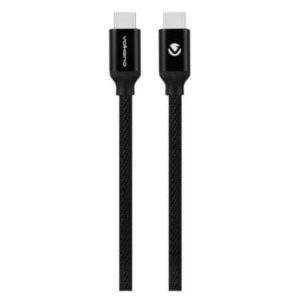 VOLKANO VK-20167-BK WEAVE Series USB-C (M/M) 1 2m 18W * Noir