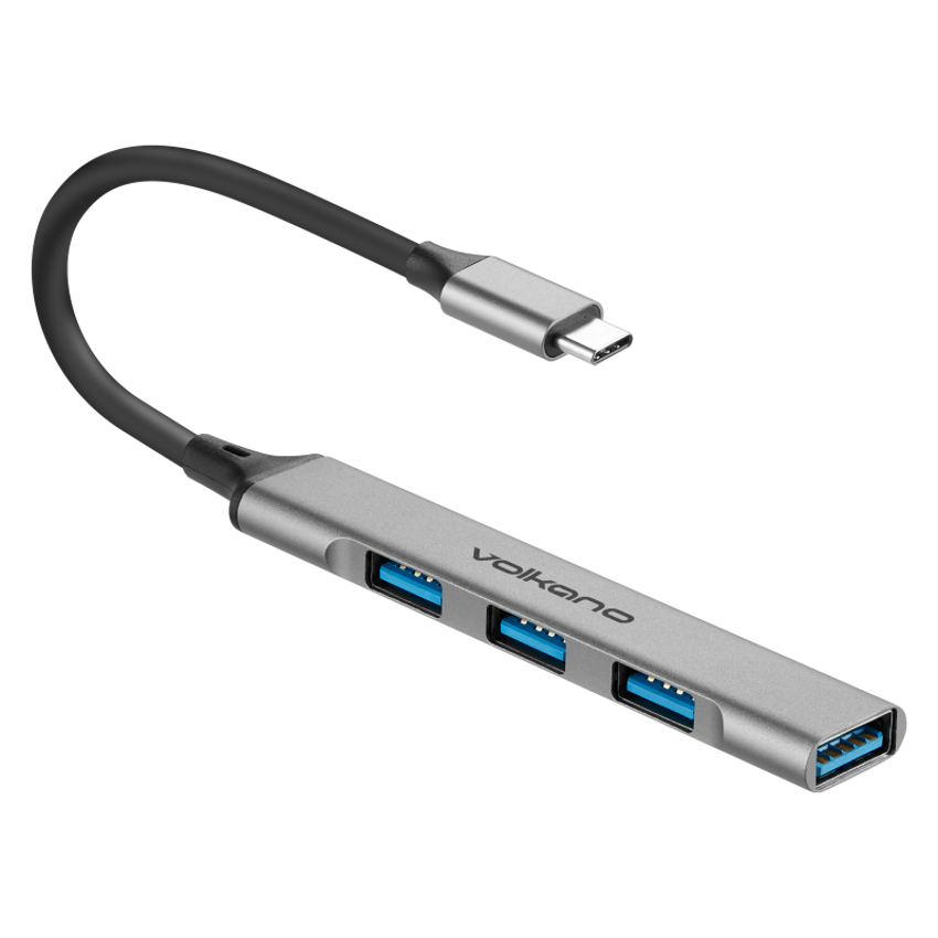 VOLKANO VK-20252-BK EXPAND SERIES 5EN1 USB HUB AVEC PD 60W