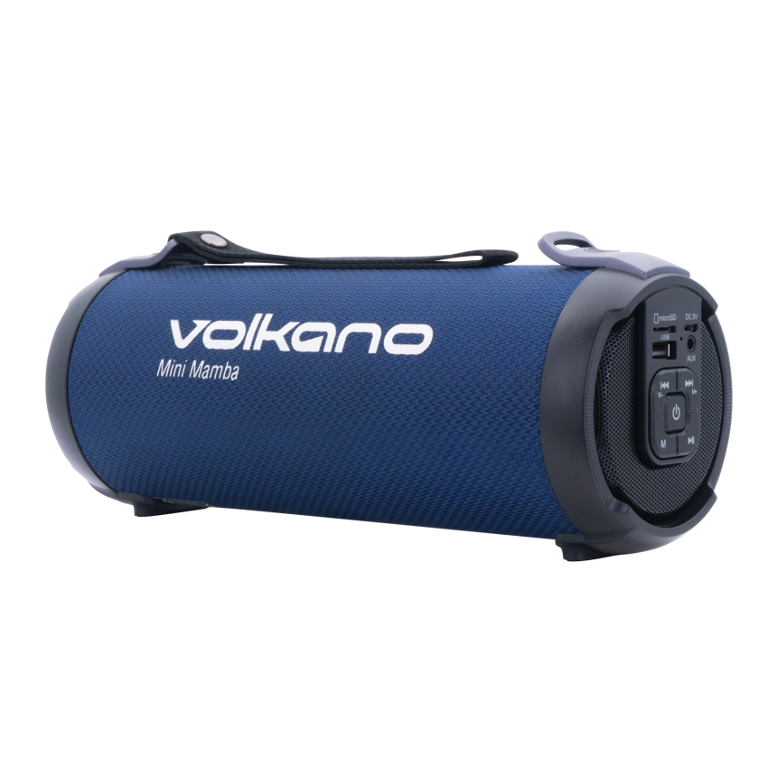 VOLKANO VK-3201-BK MINI MAMBA Series HAUT-PARLEURS BLUETOOTH Bleu