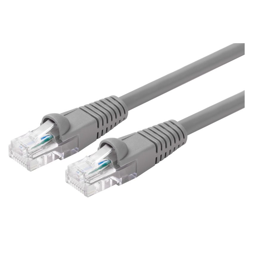 Volkano Network series RJ-45 network cable  CAT5  5m – Grey