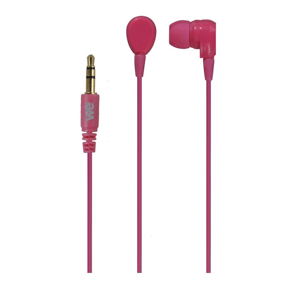 WE – ECOUTEUR fushia 1.2m jack 3.5m