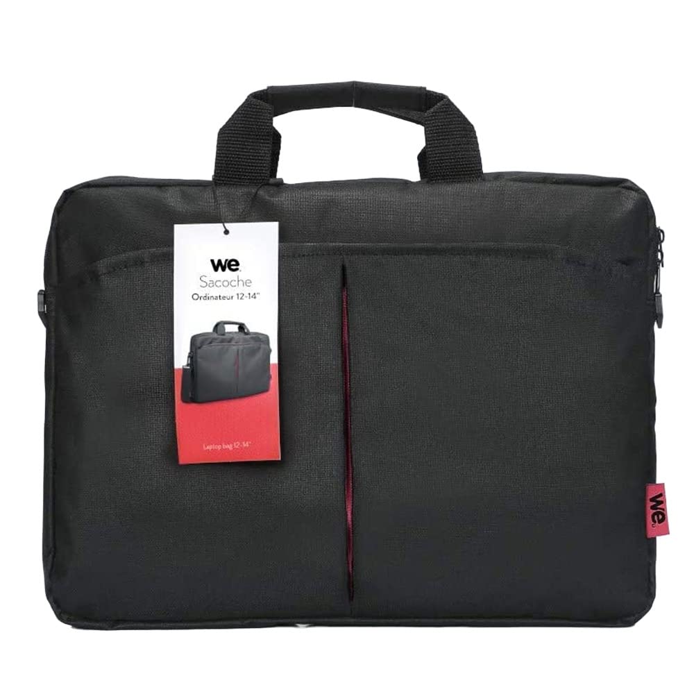 WE – SACOCHE CLASSIC pour PORTABLE 12-14 * Noir/Rouge